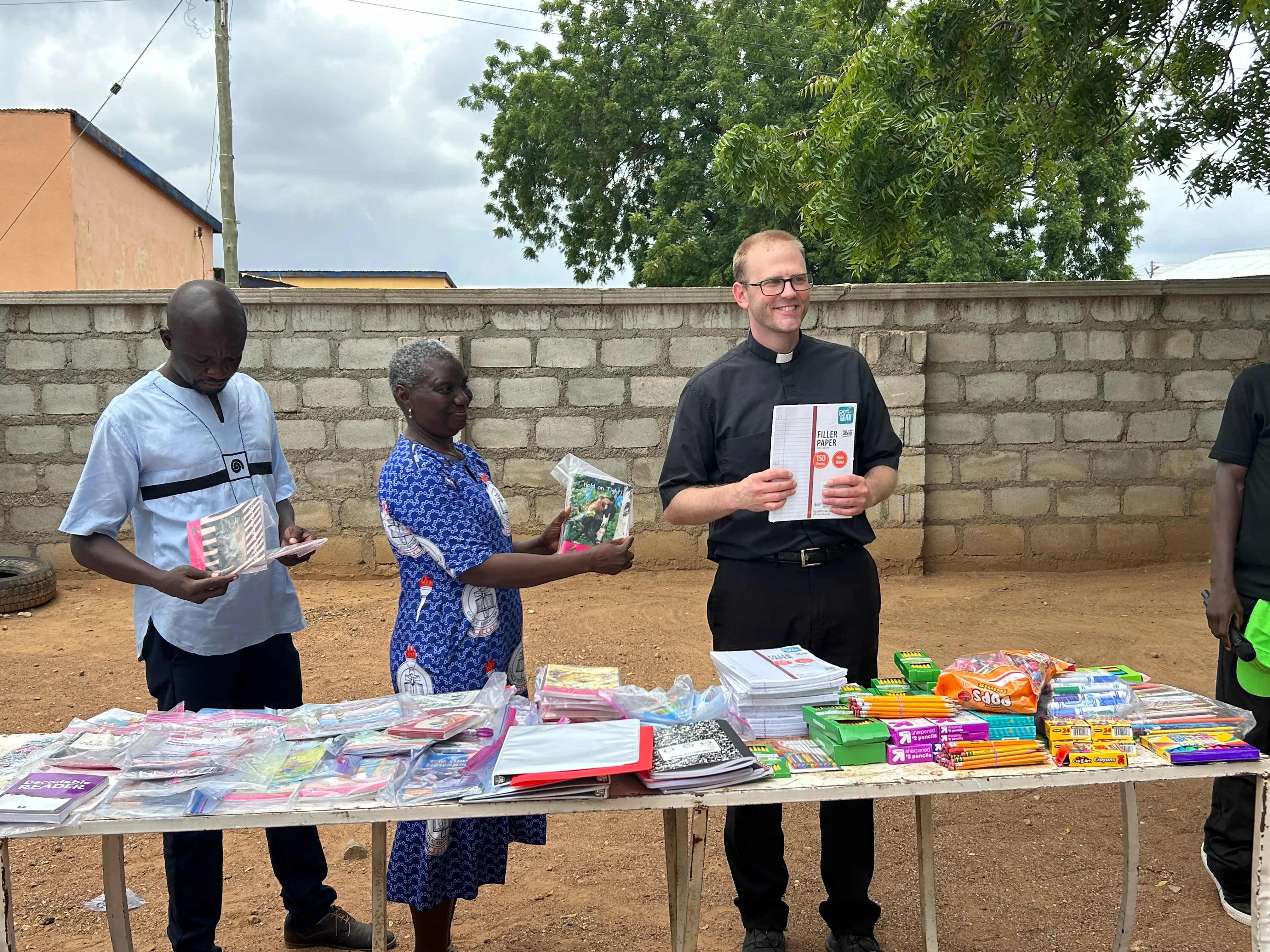 Fr. Ryan Andrew visits St. Martin de Porres and Fr. James Browne Memorial School in Ghana